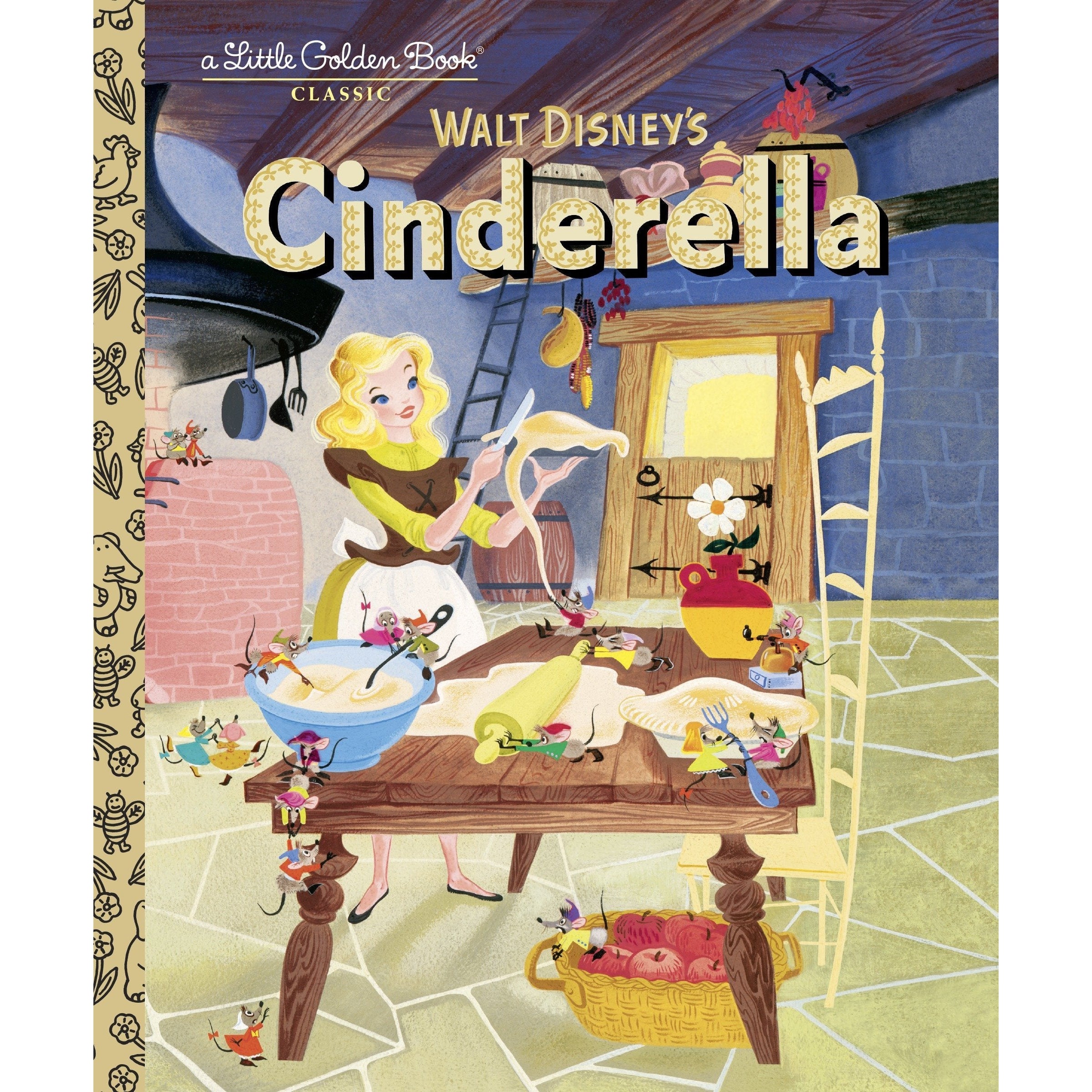 Little Golden Book: Cinderella (Disney Classic) (Hardcover Book)-PENGUIN RANDOM HOUSE-Little Giant Kidz