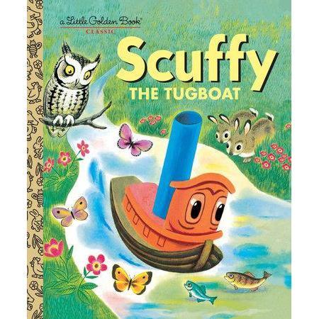 Little Golden Book: Scuffy the Tugboat (Hardcover Book)-PENGUIN RANDOM HOUSE-Little Giant Kidz