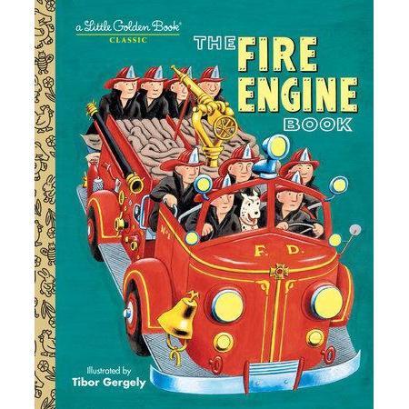 Little Golden Book: The Fire Engine Book (Hardcover Book)-PENGUIN RANDOM HOUSE-Little Giant Kidz