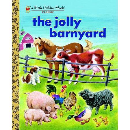 Little Golden Book: The Jolly Barnyard (Hardcover Book)-PENGUIN RANDOM HOUSE-Little Giant Kidz
