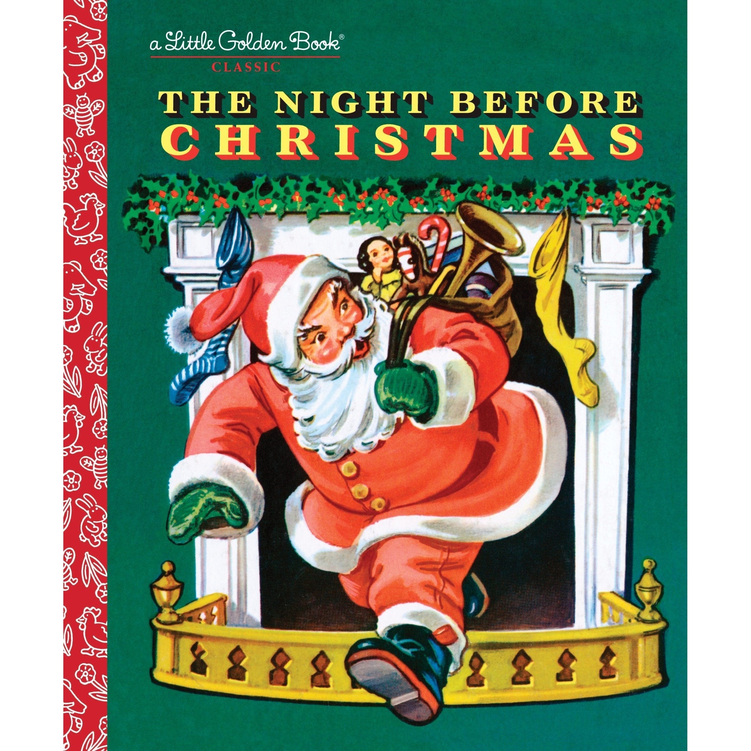 Little Golden Book: The Night Before Christmas (Hardcover Book)-PENGUIN RANDOM HOUSE-Little Giant Kidz