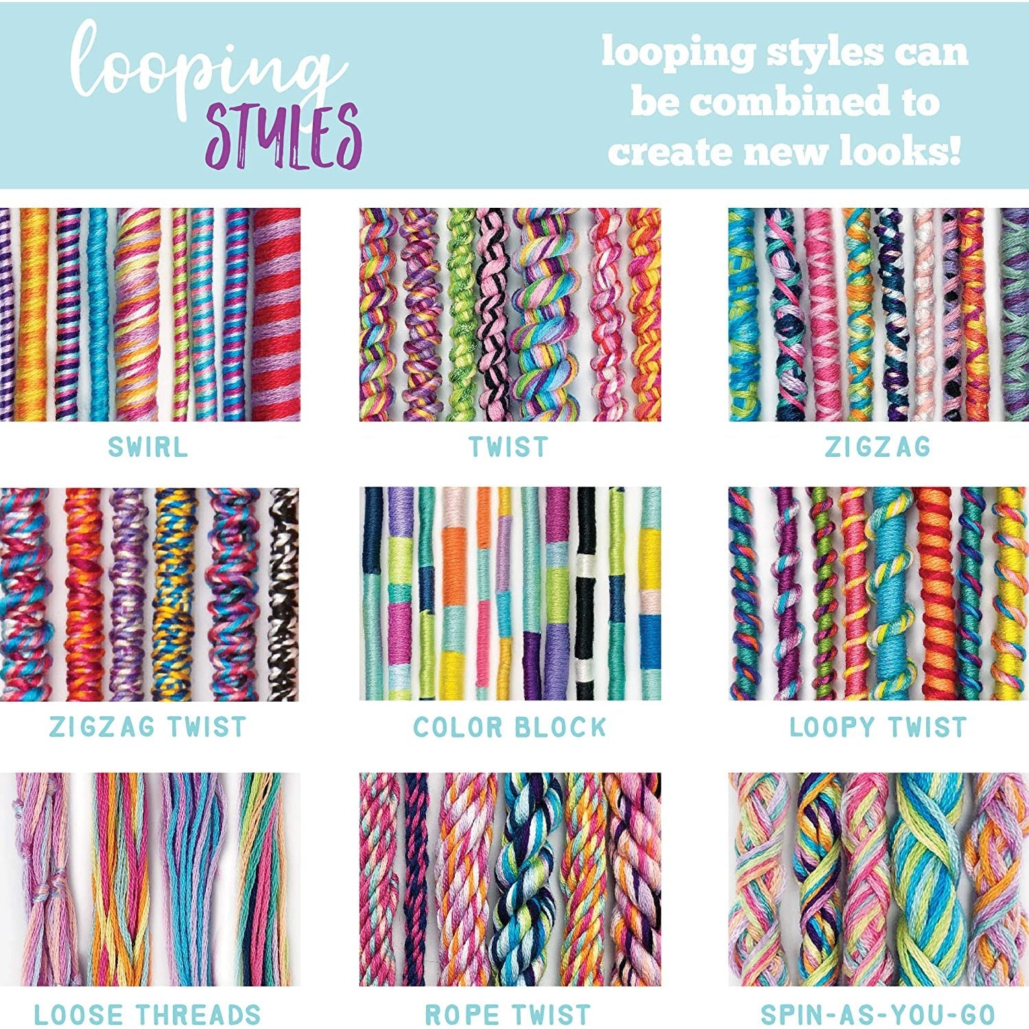 Loopdedoo – DIY Friendship Bracelet Maker Kit – Make Bracelets in Minutes-Play Monster-Little Giant Kidz