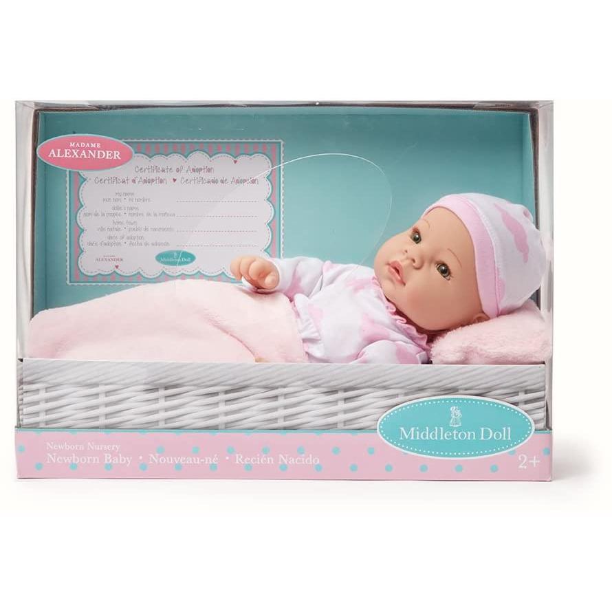 Madame Alexander Middleton Doll 16" Newborn Baby Pink Cloud-MADAME ALEXANDER-Little Giant Kidz