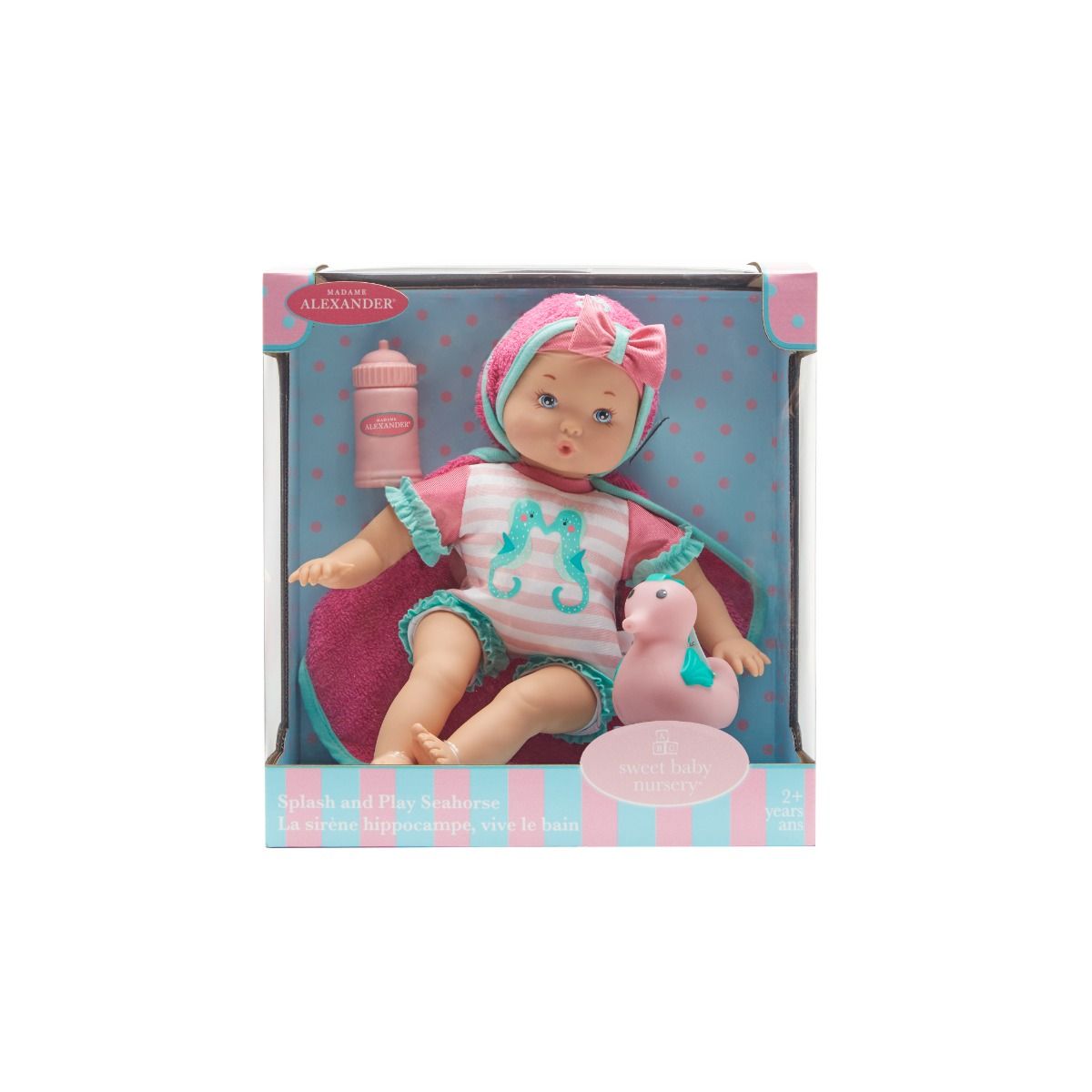Madame Alexander Splash & Play Mermaid Seahorse - 12"-MADAME ALEXANDER-Little Giant Kidz
