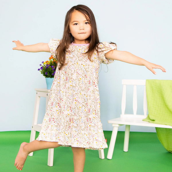 Magnetic Me: Ashleigh Modal Magnetic Ruffle Toddler Dress-MAGNETIC ME-Little Giant Kidz
