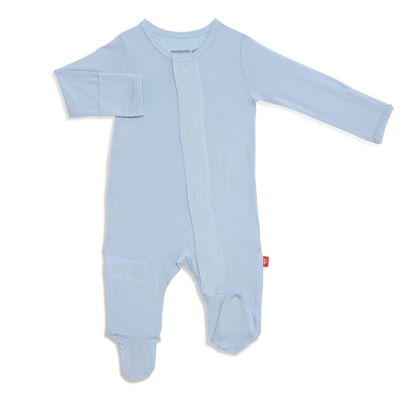 Magnetic Me: Baby Blue Modal Magnetic Footie-MAGNETIC ME-Little Giant Kidz