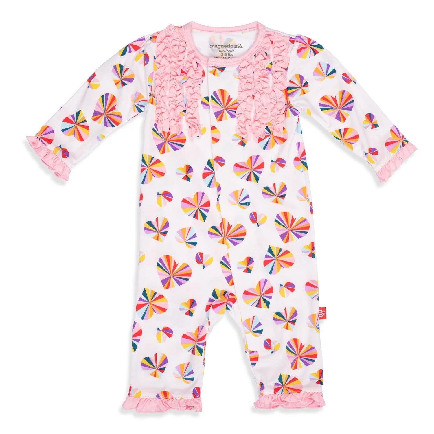 Magnetic Me: Groove is in the Heart Modal Magnetic Ruffle Coverall-MAGNETIC ME-Little Giant Kidz