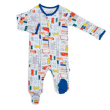 Magnetic Me: Traffic Jammies Modal Magnetic Footie-MAGNETIC ME-Little Giant Kidz