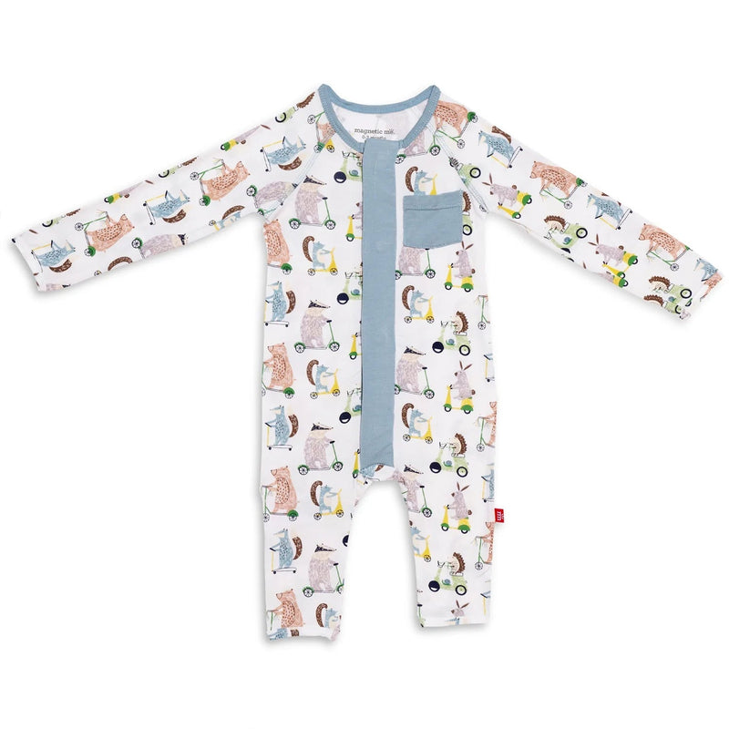 Magnetic Me: Wheel Good Friends Modal Magnetic Coverall-MAGNETIC ME-Little Giant Kidz