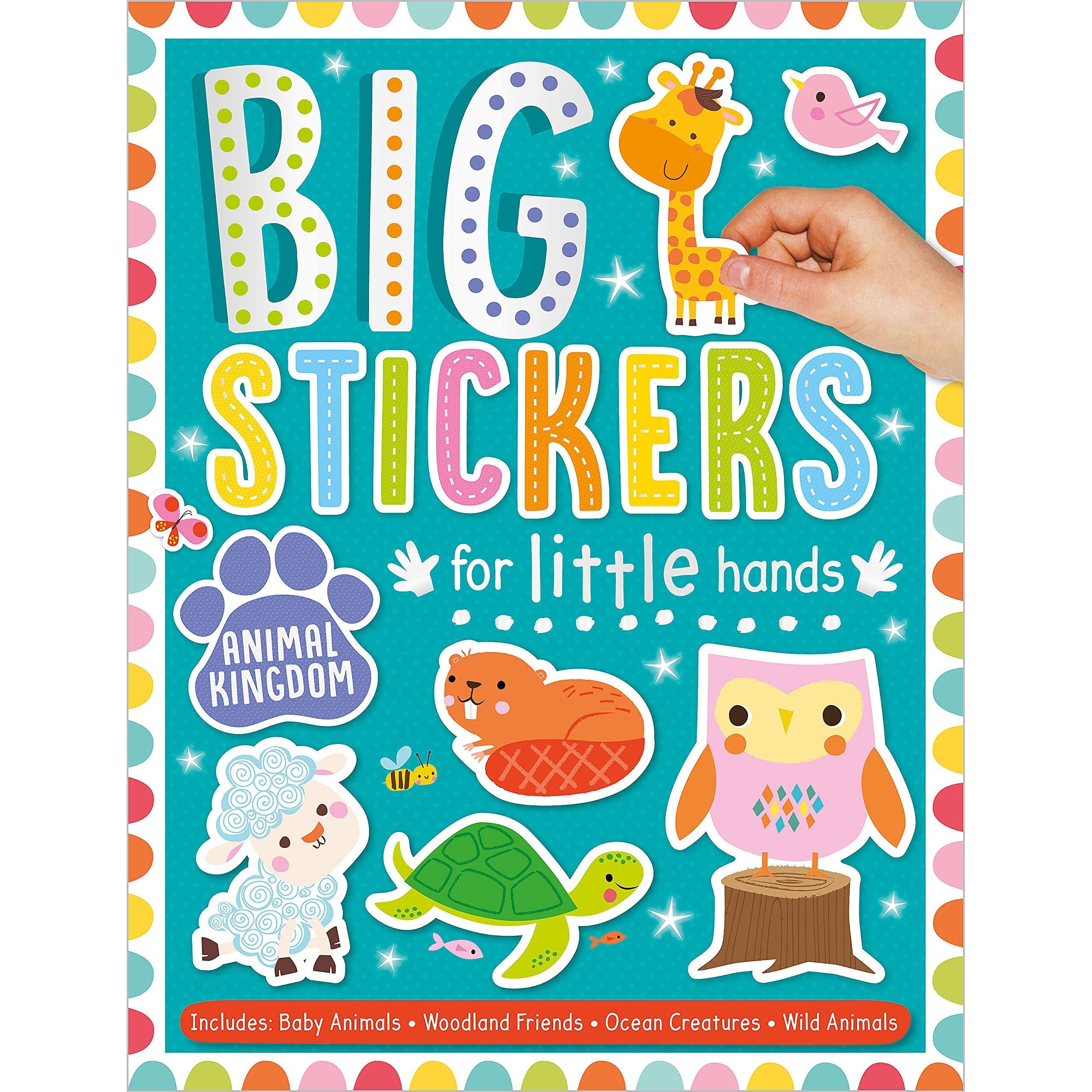 Make Believe Ideas: Big Stickers for Little Hands Animal Kingdom (Paperback Book)-Make Believe Ideas-Little Giant Kidz