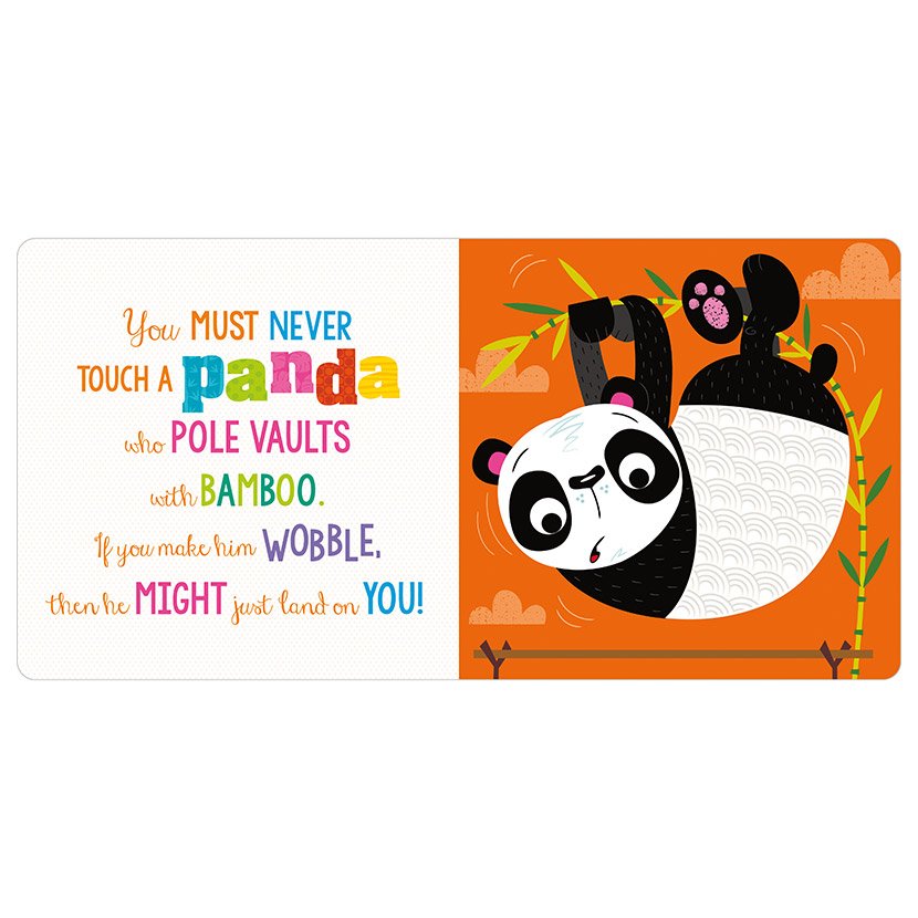 Make Believe Ideas: Never Touch a Panda (Board Book)-Make Believe Ideas-Little Giant Kidz