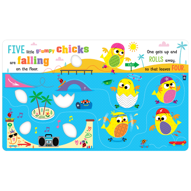 Make Believe Ideas: Never Touch the Grumpy Chicks (Board Book)-Make Believe Ideas-Little Giant Kidz