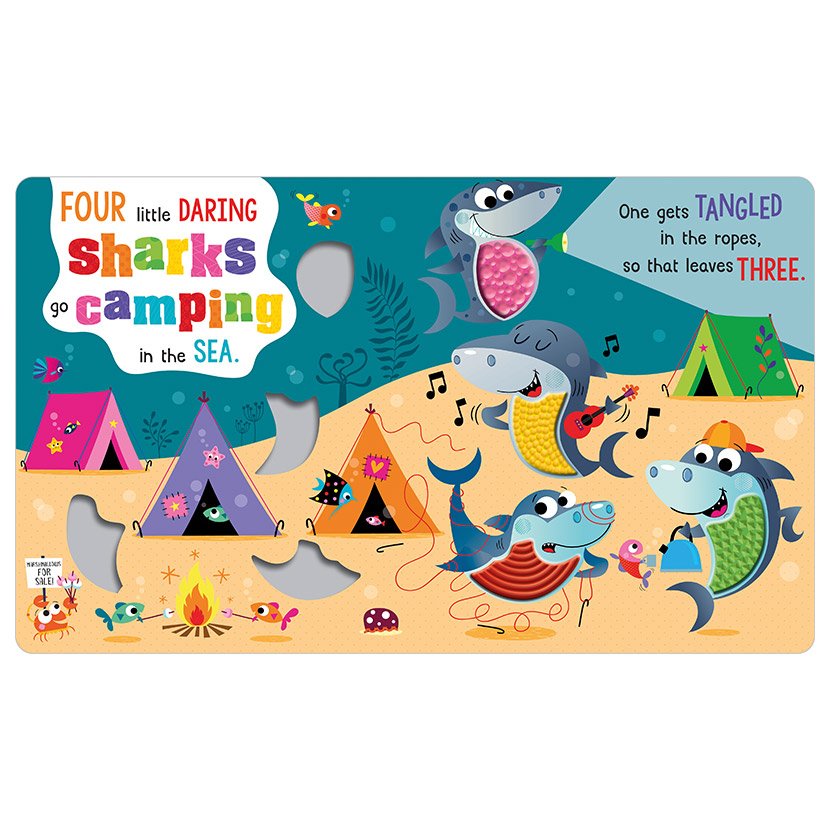 Make Believe Ideas: Never Touch the Sharks (Board Book)-Make Believe Ideas-Little Giant Kidz