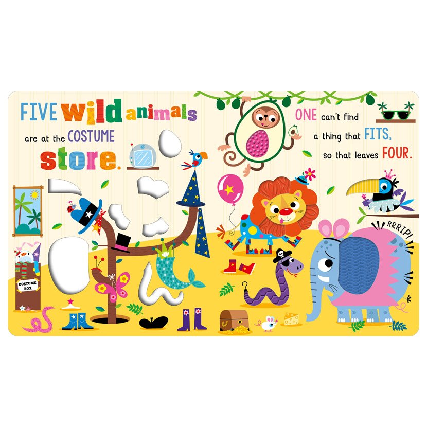 Make Believe Ideas: Never Touch the Wild Animals (Board Book)-Make Believe Ideas-Little Giant Kidz