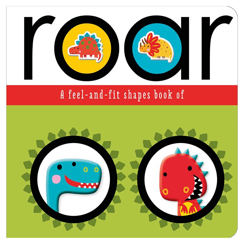 Make Believe Ideas: Roar: A Feel-and-Fit Shapes Book of Dinosaur Counting-Make Believe Ideas-Little Giant Kidz