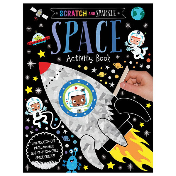 Make Believe Ideas: Scratch and Sparkle Space (Activity Book)-Make Believe Ideas-Little Giant Kidz