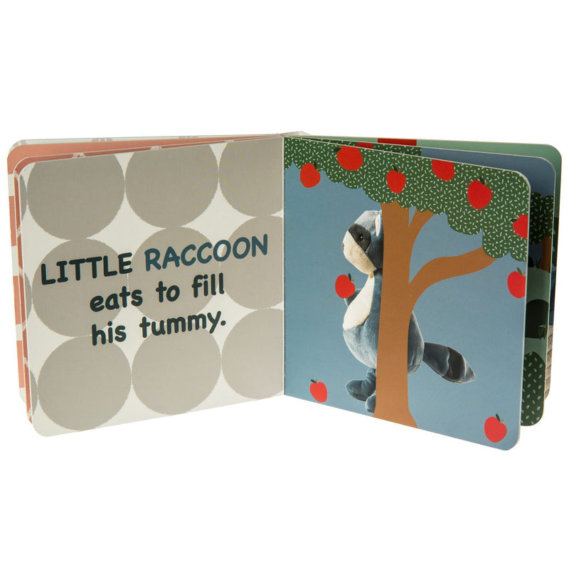 Mary Meyer Leika Little Raccoon Board Book – 6×6″-MARY MEYER-Little Giant Kidz