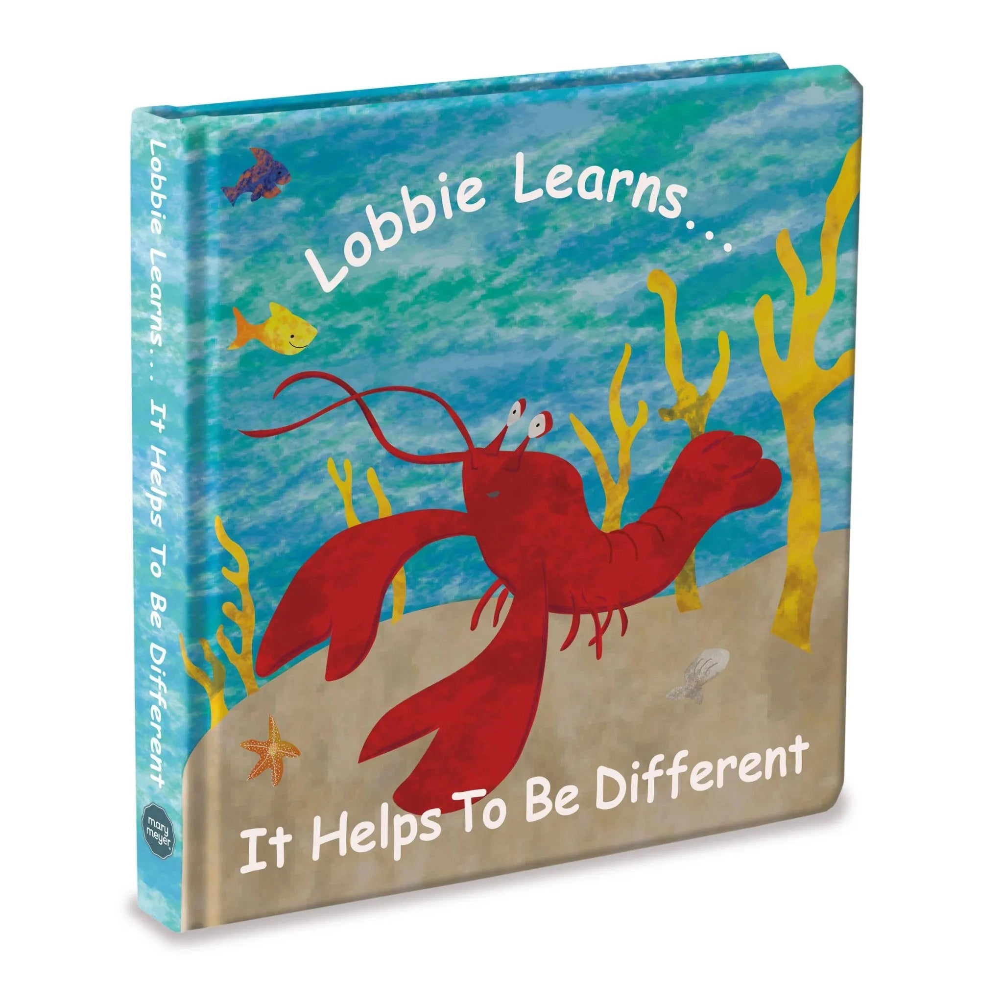 Mary Meyer Lobbie Learns…It Helps to Be Different Large Board Book – 8×8″-MARY MEYER-Little Giant Kidz