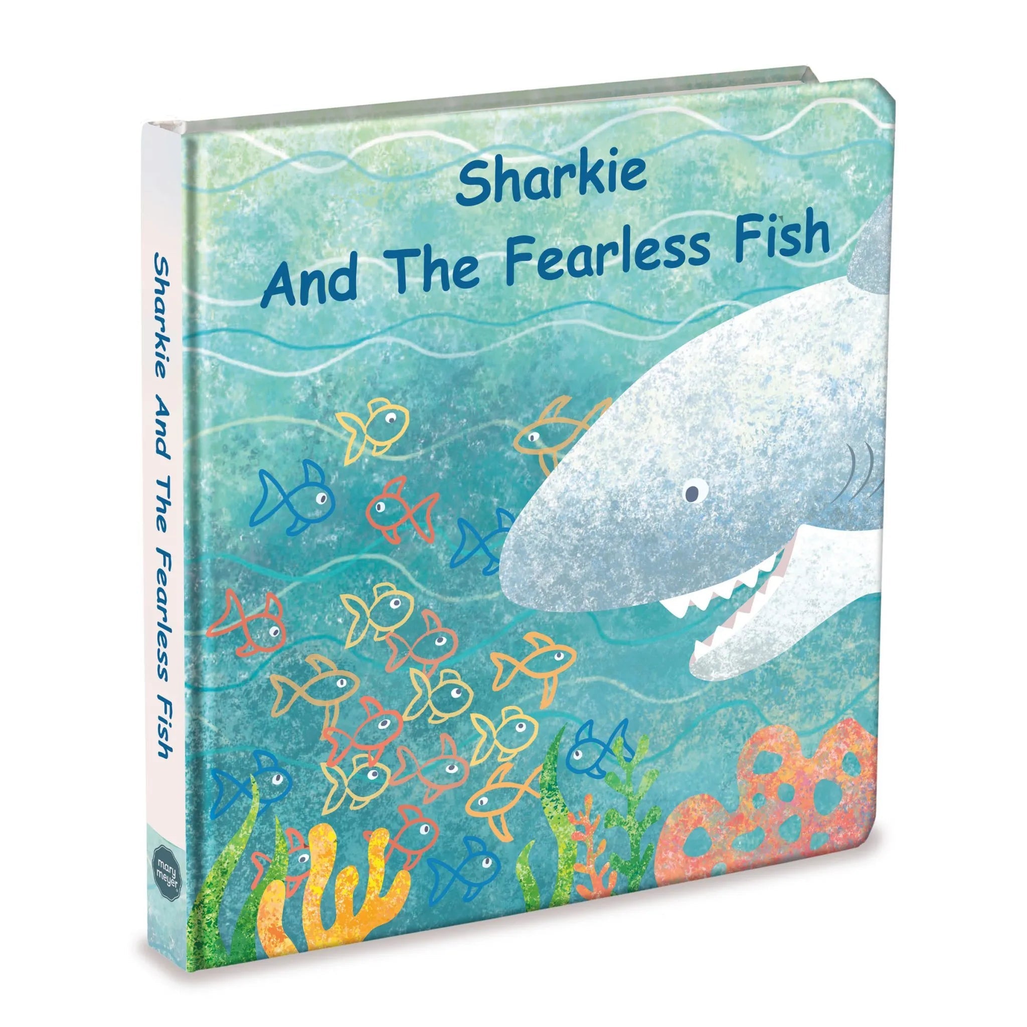 Mary Meyer Sharkie & the Fearless Fish Large Board Book – 8×8″-MARY MEYER-Little Giant Kidz