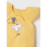 Mayoral Baby Girl Busy Bee Short Set - Banana-MAYORAL-Little Giant Kidz