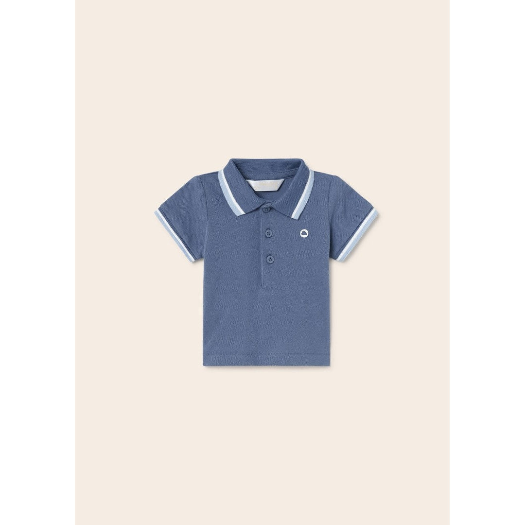 Mayoral Cotton Baby Polo - Imperial Blue-MAYORAL-Little Giant Kidz