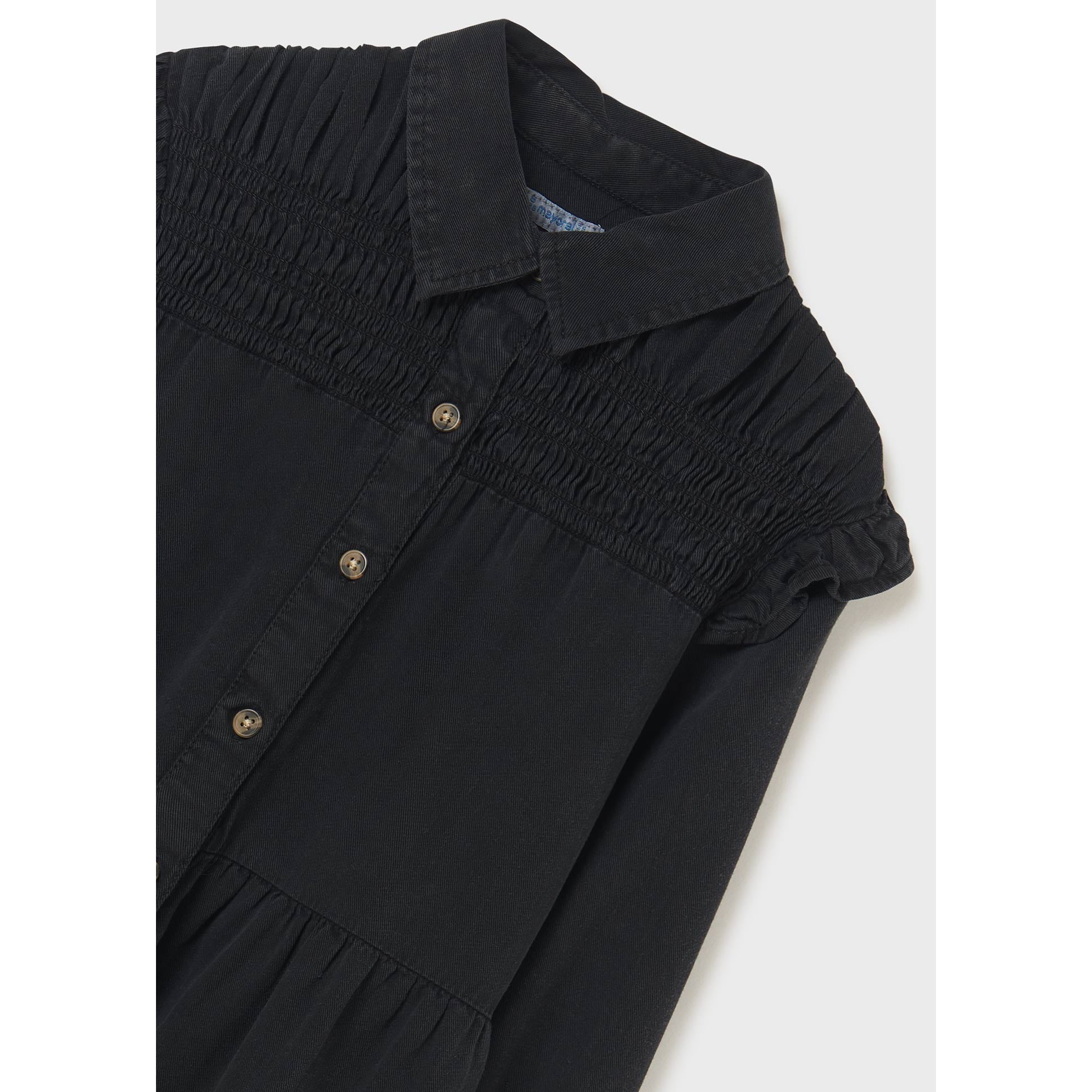 Mayoral Denim Dress - Grey-MAYORAL-Little Giant Kidz