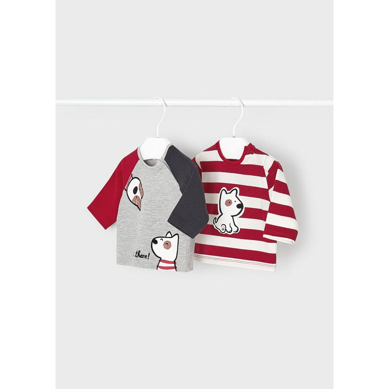 Mayoral Happy Puppy Long Sleeve Tees-MAYORAL-Little Giant Kidz