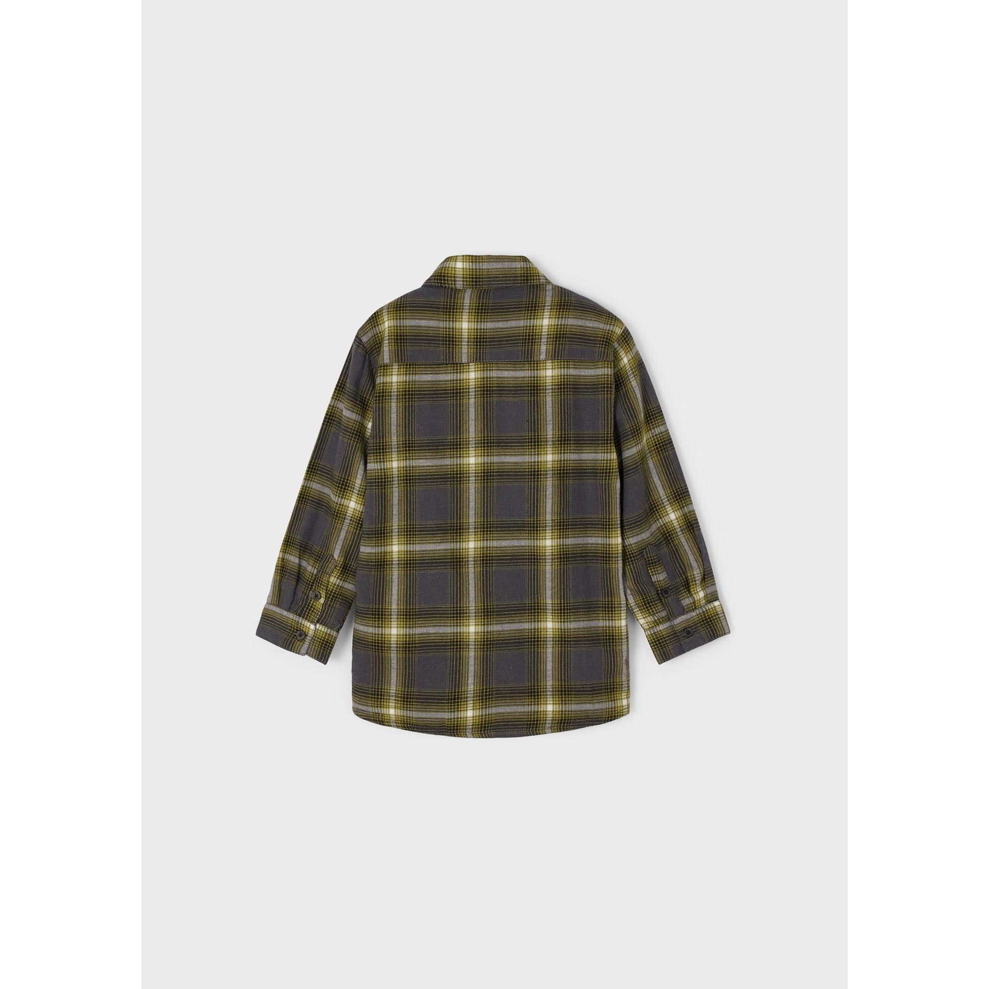 Mayoral Long Sleeve Checked Overshirt - Oil-MAYORAL-Little Giant Kidz