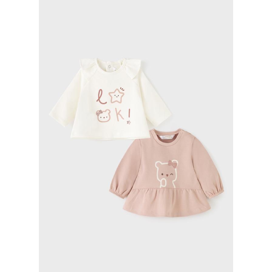 Mayoral Long Sleeve Shirt Baby Girl - Look!-MAYORAL-Little Giant Kidz