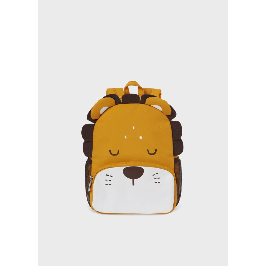 Mayoral Orange Lion Baby Backpack-MAYORAL-Little Giant Kidz