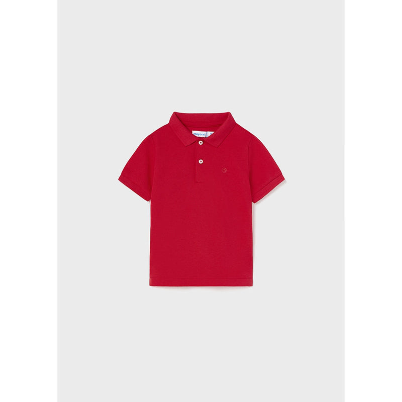 Mayoral Red Classic Pique Polo-MAYORAL-Little Giant Kidz