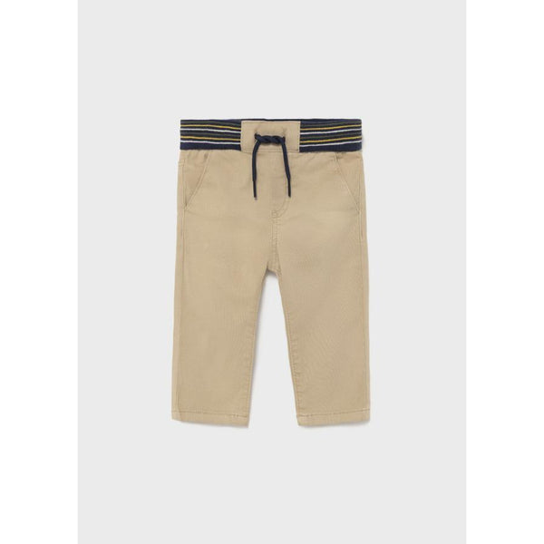 Mayoral Slim Fit Chino Pants Baby Boy - Oak (Roble)-MAYORAL-Little Giant Kidz