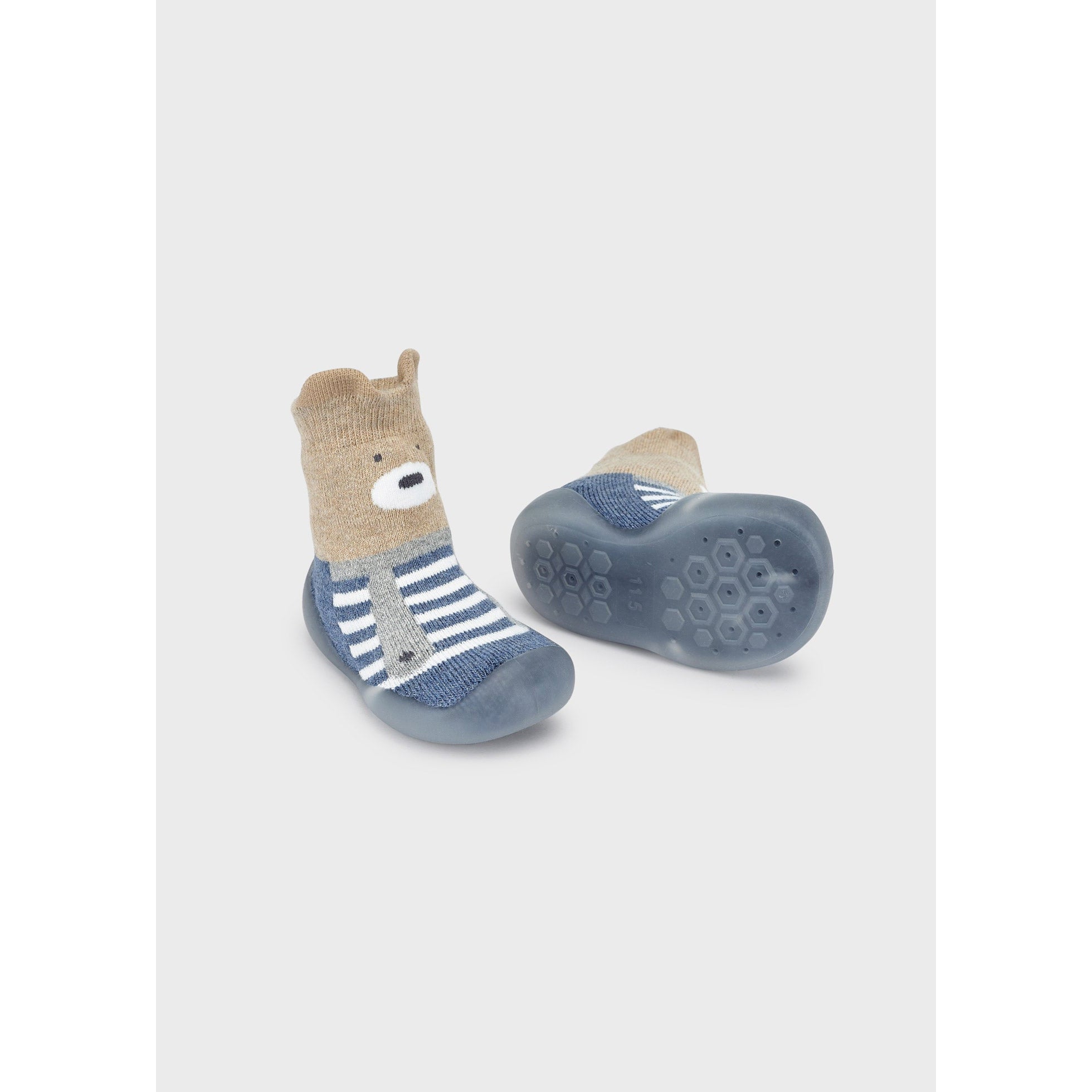 Mayoral Sock Shoe with Sole - Blue-MAYORAL-Little Giant Kidz