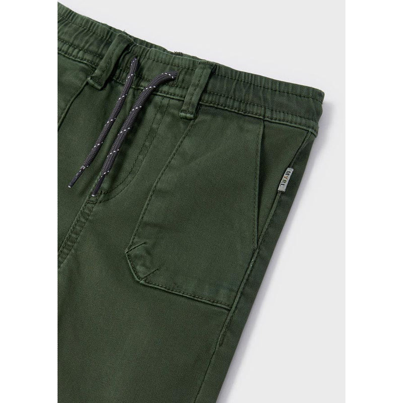 Mayoral Twill Jogger Fit Long Pants - Ivy-MAYORAL-Little Giant Kidz