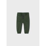 Mayoral Twill Jogger Fit Long Pants - Ivy-MAYORAL-Little Giant Kidz