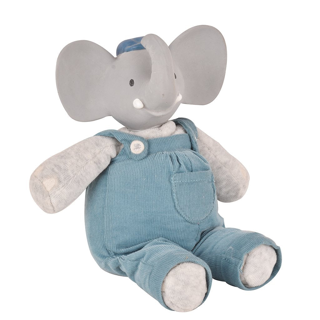 Meiya & Alvin - Alvin the Elephant - Organic Natural Rubber Head Toy-TIKIRI-Little Giant Kidz
