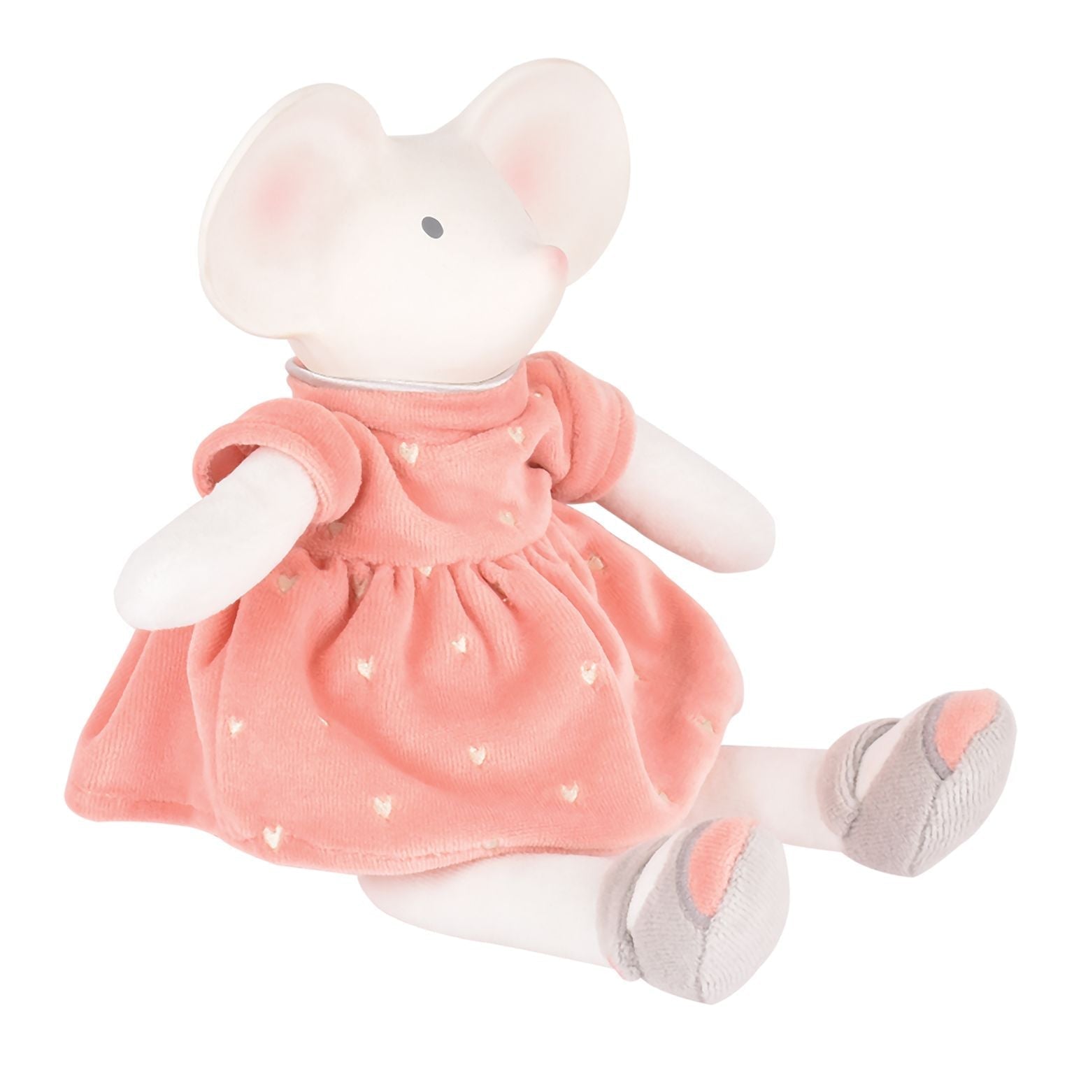 Meiya & Alvin - Meiya the Mouse - Rubber Head Toy with Party Dress-TIKIRI-Little Giant Kidz