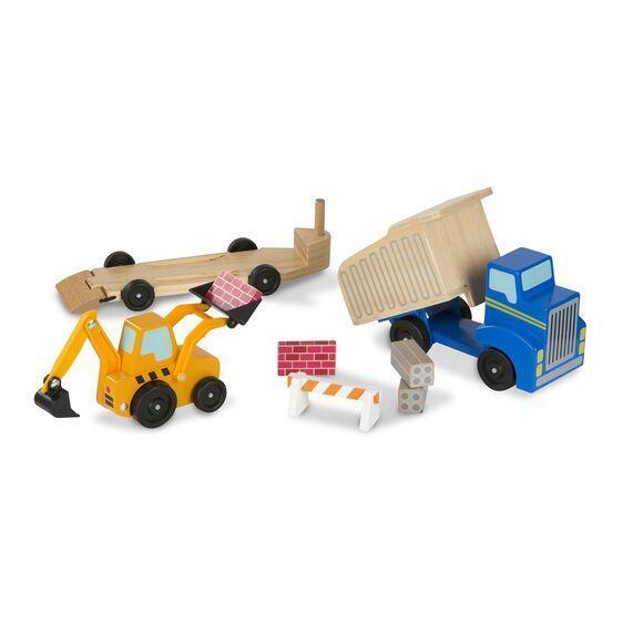 Melissa & Doug Classic Toy Dump Truck & Loader-MELISSA & DOUG-Little Giant Kidz
