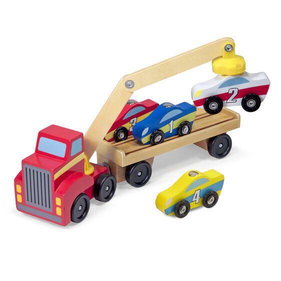 Melissa & Doug Classic Toy Magnetic Car Loader-MELISSA & DOUG-Little Giant Kidz