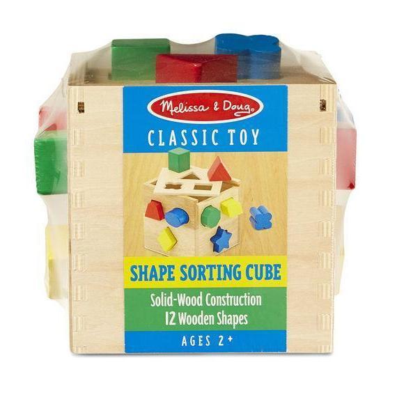 Melissa & Doug Classic Toy Shape Sorting Cube-MELISSA & DOUG-Little Giant Kidz