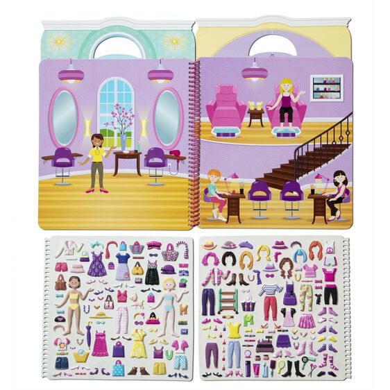 Melissa & Doug Deluxe Puffy Sticker Book - Day of Glamour-MELISSA & DOUG-Little Giant Kidz