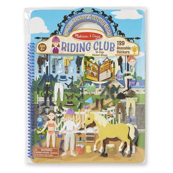 Melissa & Doug Deluxe Puffy Sticker Book - Riding Club-MELISSA & DOUG-Little Giant Kidz