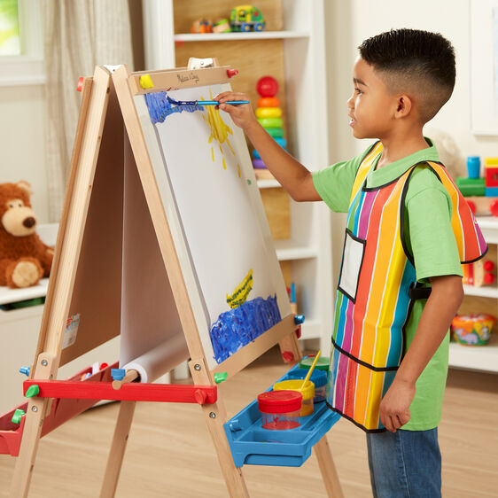 Melissa & Doug Deluxe Art Easel how to Assemble and Review 