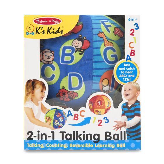Melissa & Doug K's Kids 2-in-1 Talking Ball Learning Toy-MELISSA & DOUG-Little Giant Kidz