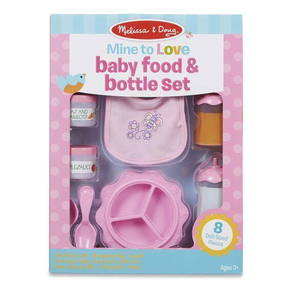 Melissa & Doug Mine to Love Play Set: Baby Food & Bottle-MELISSA & DOUG-Little Giant Kidz