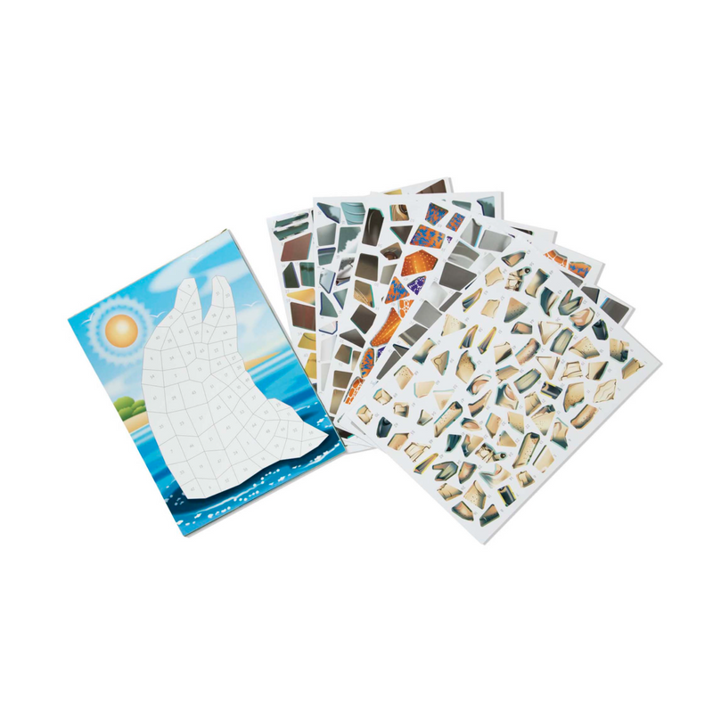 Melissa & Doug Mosaic Sticker Pad - Ocean-MELISSA & DOUG-Little Giant Kidz