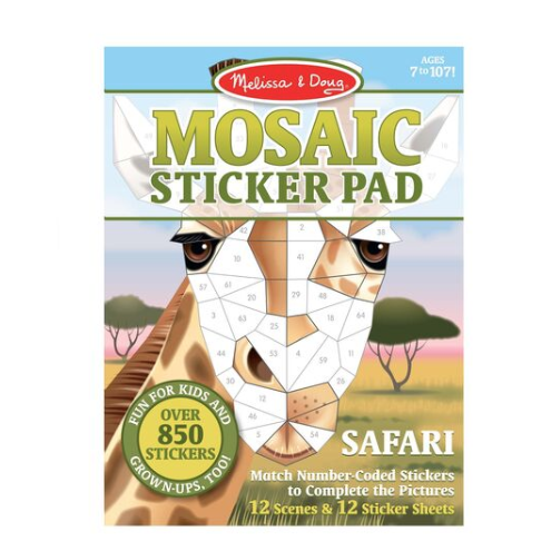Melissa & Doug Mosaic Sticker Pad - Safari-MELISSA & DOUG-Little Giant Kidz