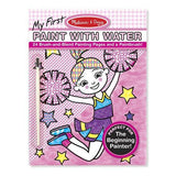 Melissa & Doug My First Paint With Water - Cheerleaders, Flowers, Fairies, and More-MELISSA & DOUG-Little Giant Kidz
