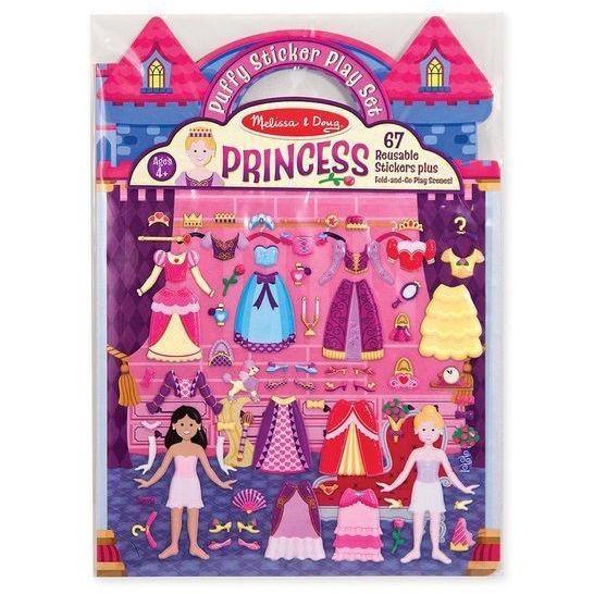 Melissa & Doug Puffy Sticker Play Set - Princess-MELISSA & DOUG-Little Giant Kidz