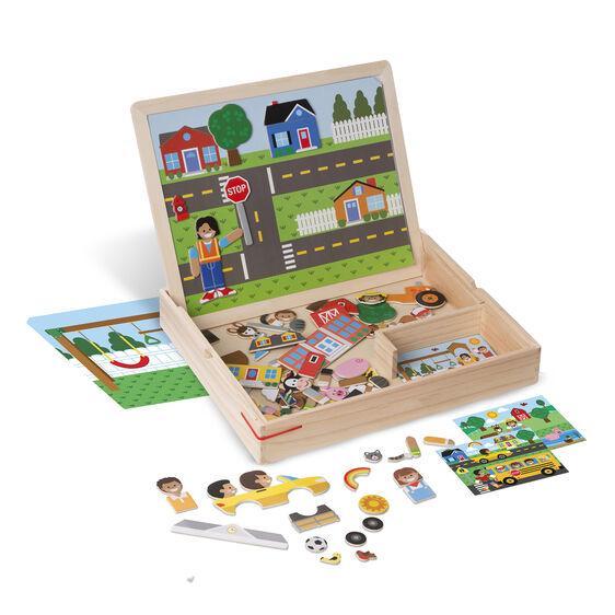 Melissa & Doug Wooden Magnetic Matching Picture Game-MELISSA & DOUG-Little Giant Kidz